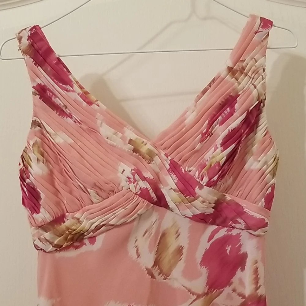 Adrianna Papell Sleeveless Dress with Empire  Silhouette - Picture 6 of 12